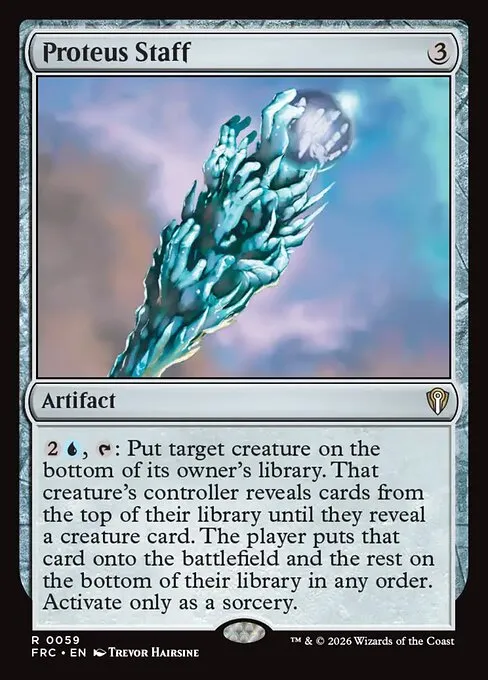 Proteus Staff · Reality Fracture Commander 59/2