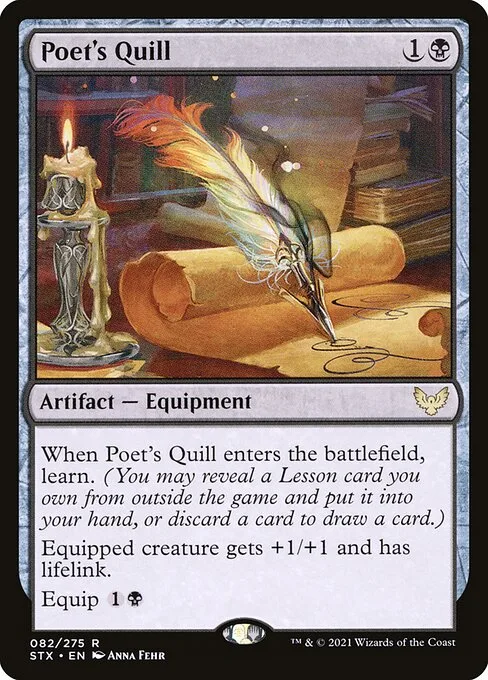 Poet's Quill · Strixhaven: School of Mages 82/393