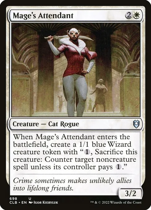 Mage's Attendant · Commander Legends: Battle for Baldur's Gate 698/936
