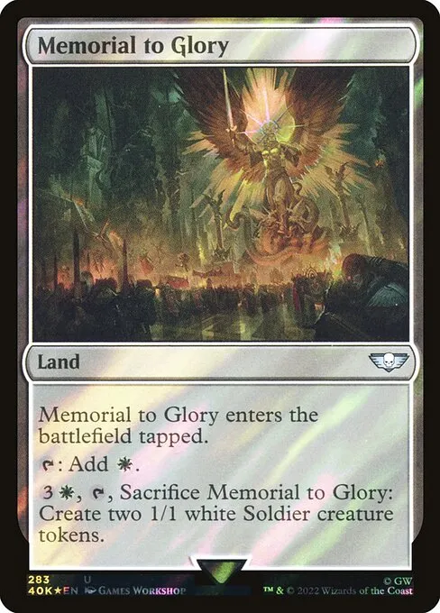 Memorial to Glory · Warhammer 40,000 Commander 283★/617