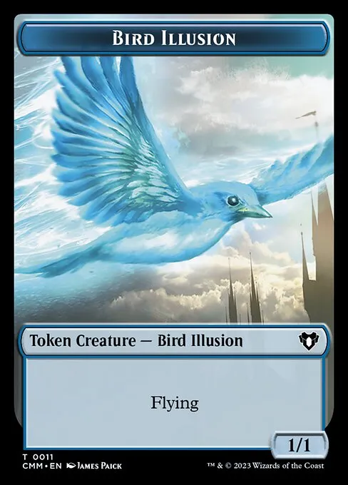Bird Illusion · Commander Masters Tokens 11/81