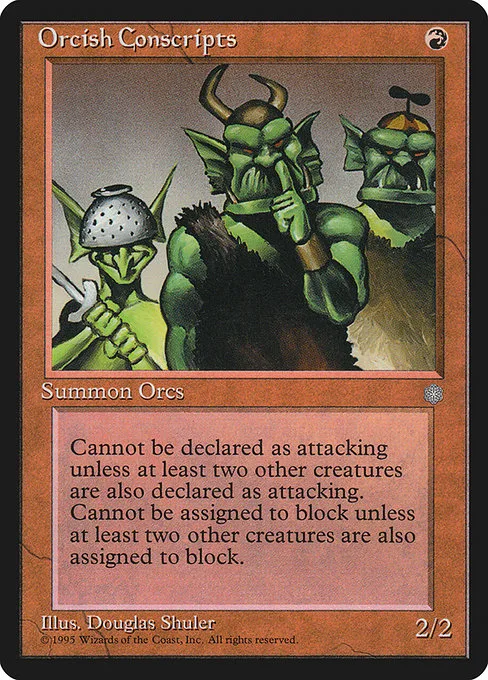 Orcish Conscripts · Ice Age 206/383