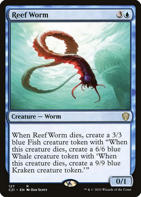 Reef Worm · Commander 2021 127/409