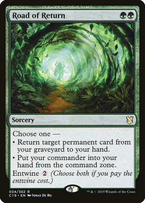 Road of Return · Commander 2019 34/302