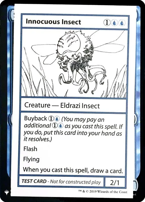 Innocuous Insect · Mystery Booster Playtest Cards 2019 23/121