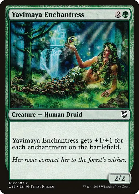 Yavimaya Enchantress · Commander 2018 167/307