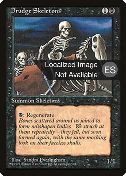 Drudge Skeletons · Fourth Edition Foreign Black Border 133/378