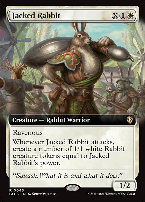 Jacked Rabbit · Bloomburrow Commander 45/356