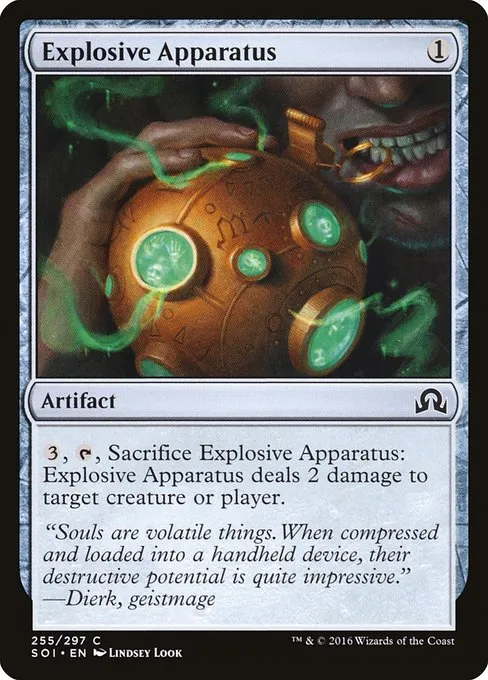 Explosive Apparatus · Shadows over Innistrad 255/302