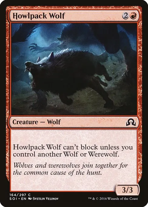 Howlpack Wolf · Shadows over Innistrad 164/302