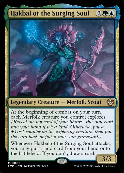 Hakbal of the Surging Soul · The Lost Caverns of Ixalan Commander 3/370