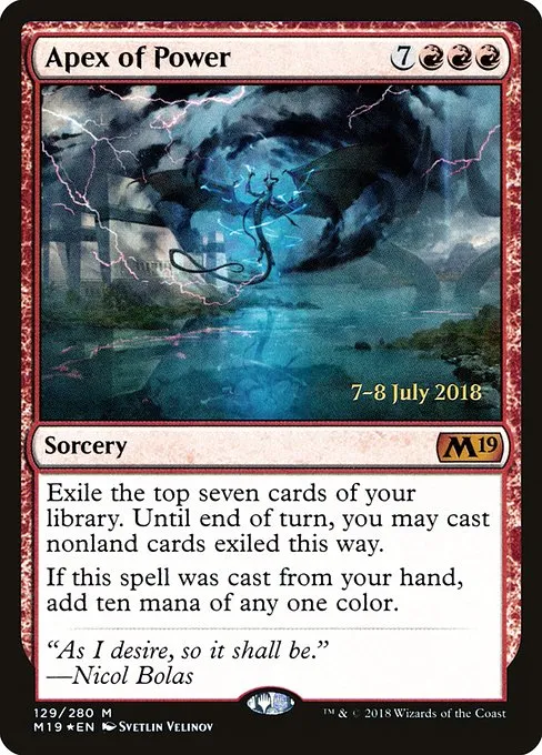 Apex of Power · Core Set 2019 Promos 129s/95