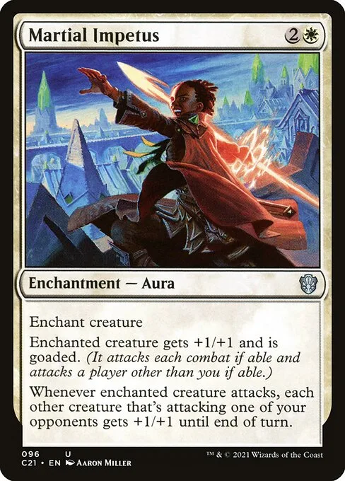 Martial Impetus · Commander 2021 96/409