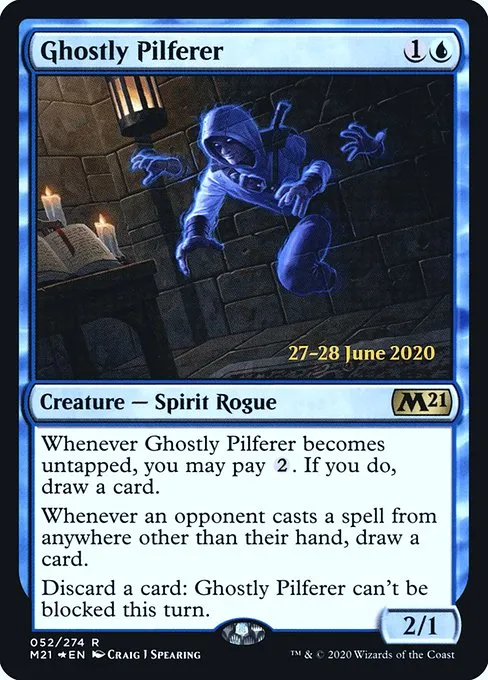 Ghostly Pilferer · Core Set 2021 Promos 52s/137