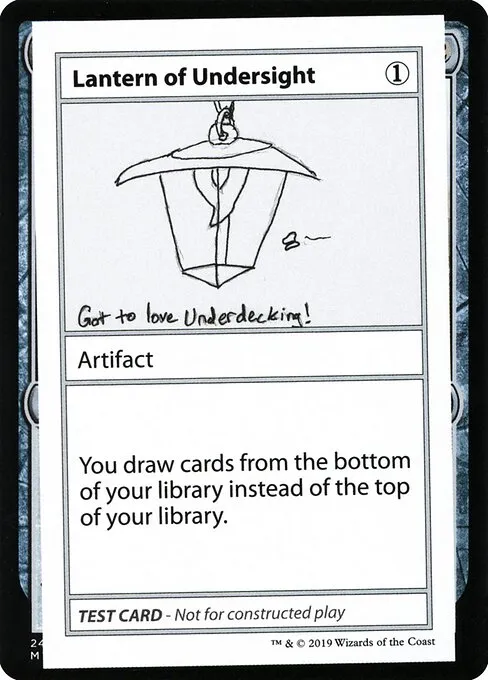 Lantern of Undersight · Mystery Booster Playtest Cards 2021 106/121