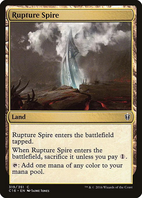 Rupture Spire · Commander 2016 319/351
