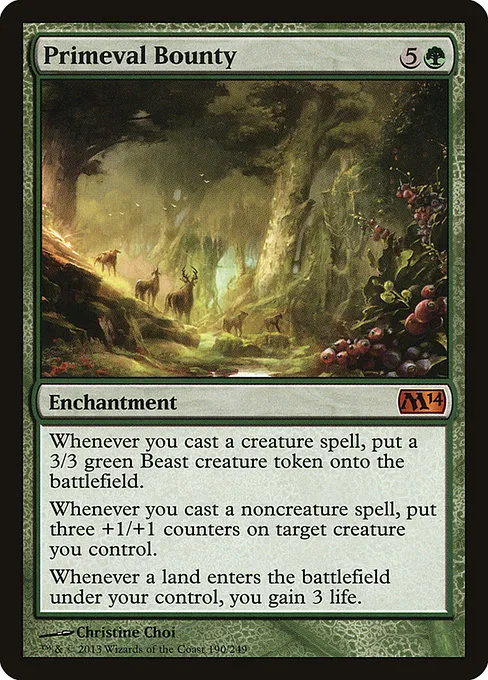 Primeval Bounty · Magic 2014 190/249