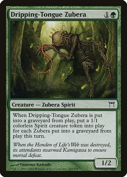 Dripping-Tongue Zubera · Champions of Kamigawa 206/307