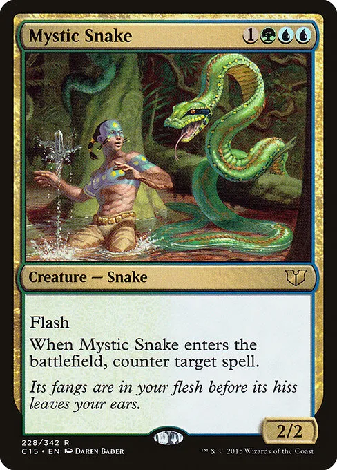 Mystic Snake · Commander 2015 228/342