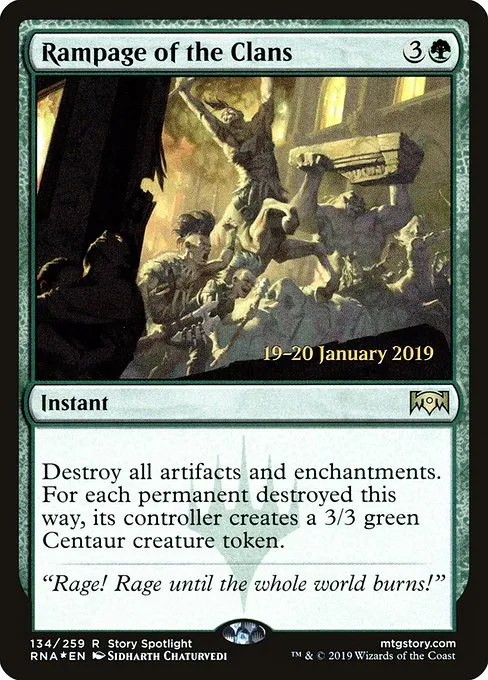 Rampage of the Clans · Ravnica Allegiance Promos 134s/81