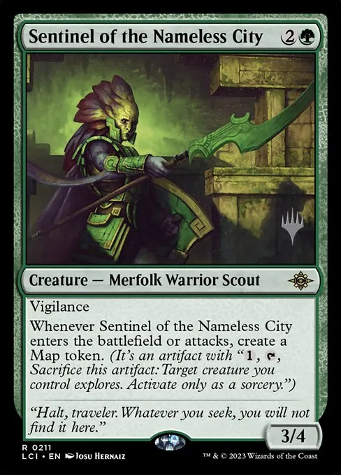 Sentinel of the Nameless City · The Lost Caverns of Ixalan Promos 211p/136
