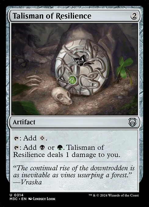 Talisman of Resilience · Modern Horizons 3 Commander 314/398