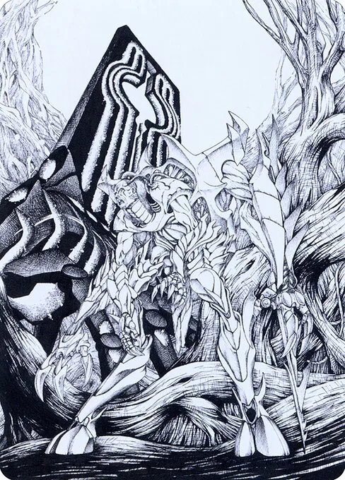 Lukka, Bound to Ruin // Lukka, Bound to Ruin · Phyrexia: All Will Be One Art Series 79/81