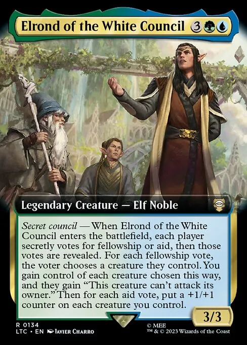 Elrond of the White Council · Tales of Middle-earth Commander 134/591