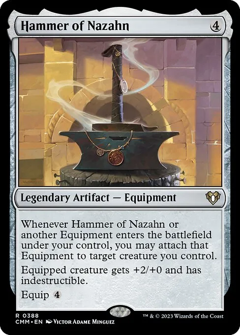 Hammer of Nazahn · Commander Masters 388/1067