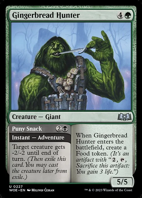 Gingerbread Hunter // Puny Snack · Wilds of Eldraine 227/381