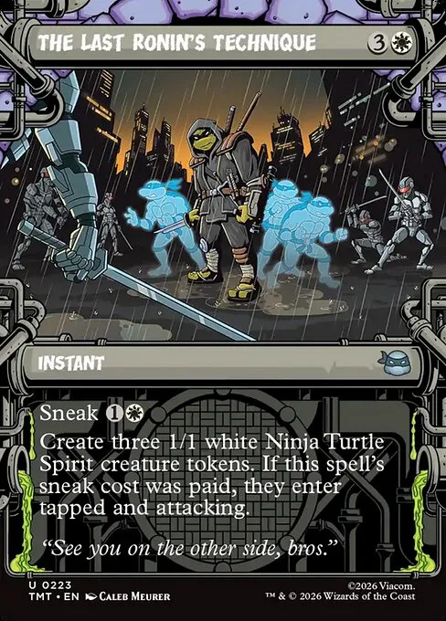 The Last Ronin's Technique · Teenage Mutant Ninja Turtles 223/320