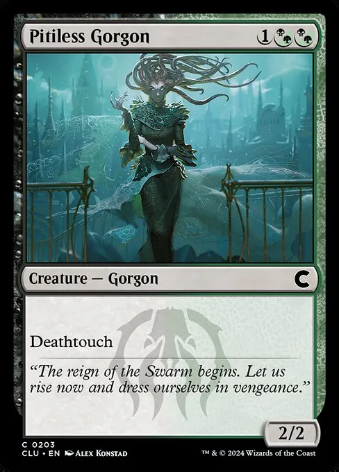Pitiless Gorgon · Ravnica: Clue Edition 203/284