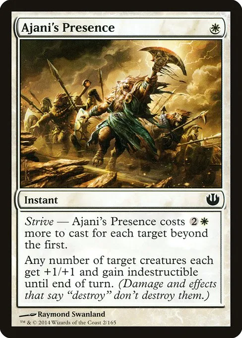 Ajani's Presence · Journey into Nyx 2/165