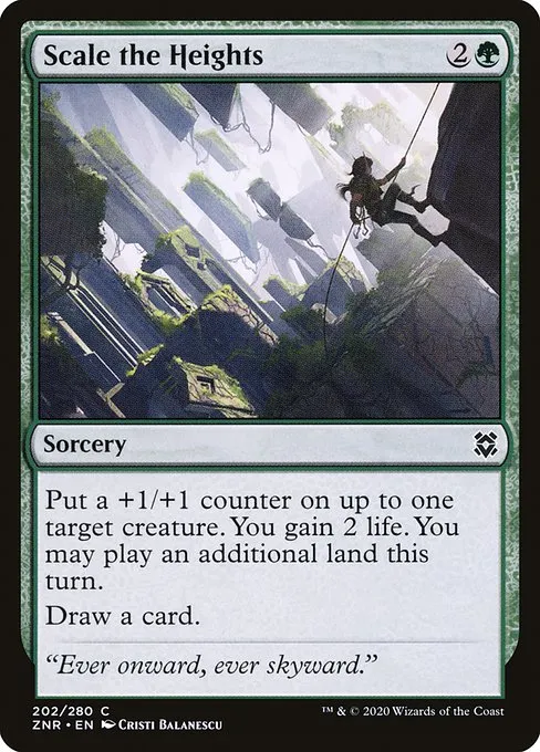 Scale the Heights · Zendikar Rising 202/407
