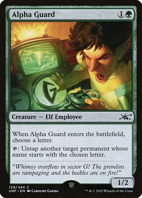 Alpha Guard · Unfinity 129/639