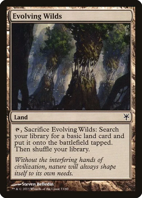 Evolving Wilds · Duel Decks: Sorin vs. Tibalt 33/80