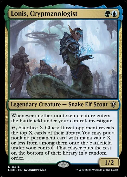 Lonis, Cryptozoologist · Murders at Karlov Manor Commander 215/358