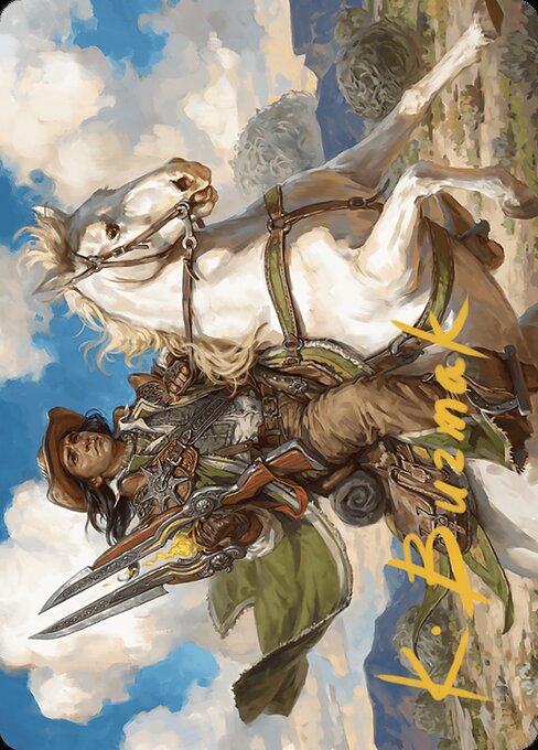 Wylie Duke, Atiin Hero // Wylie Duke, Atiin Hero · Outlaws of Thunder Junction Art Series 35/54