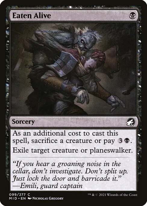Eaten Alive · Innistrad: Midnight Hunt 99/399