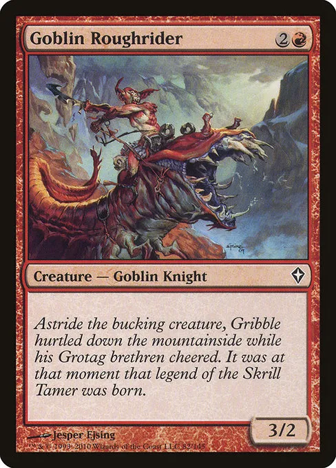 Goblin Roughrider · Worldwake 82/145