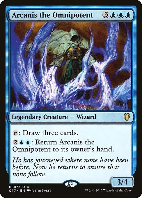 Arcanis the Omnipotent · Commander 2017 80/309