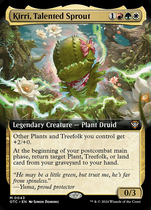 Kirri, Talented Sprout · Outlaws of Thunder Junction Commander 43/342