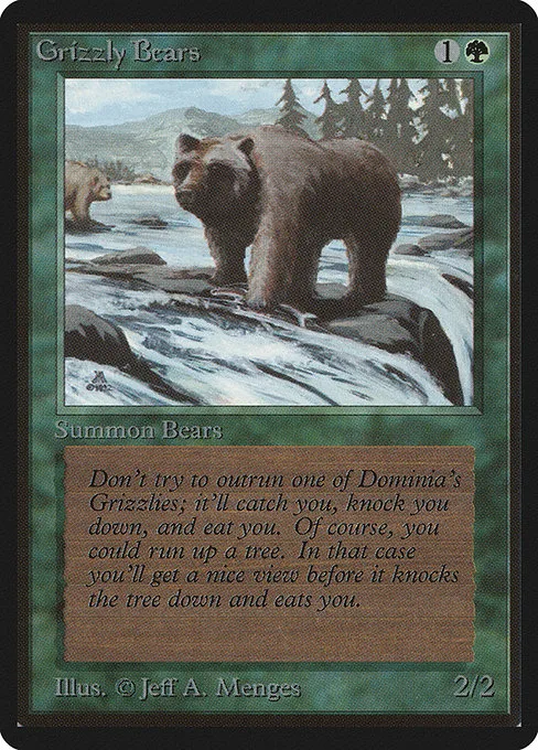 Grizzly Bears · Limited Edition Beta 200/302