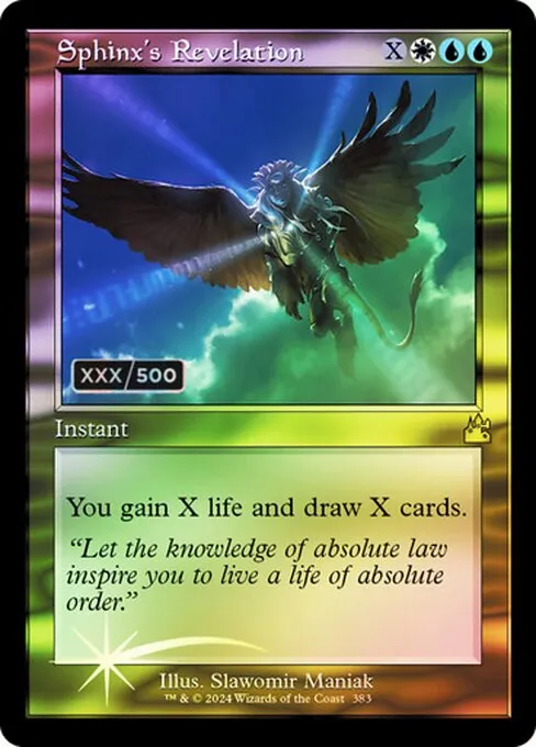 Sphinx's Revelation · Ravnica Remastered 383z/531