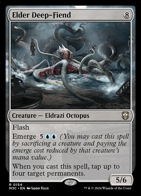 Elder Deep-Fiend · Modern Horizons 3 Commander 154/398