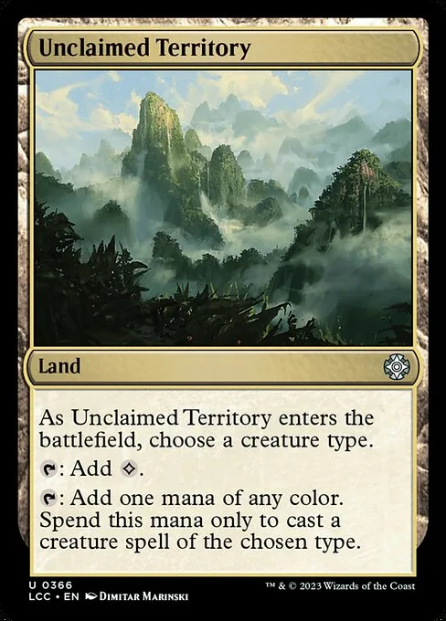 Unclaimed Territory · The Lost Caverns of Ixalan Commander 366/370