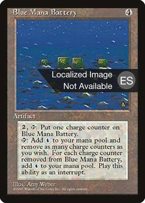 Blue Mana Battery · Fourth Edition Foreign Black Border 300/378