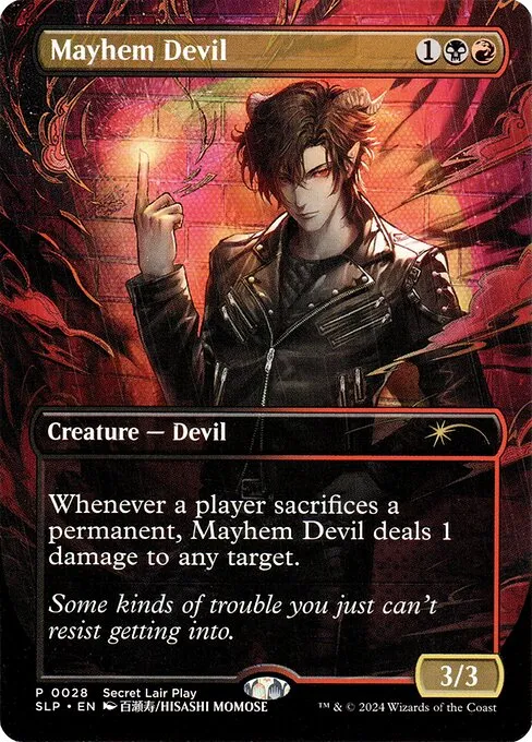 Mayhem Devil · Secret Lair Promo 28/51
