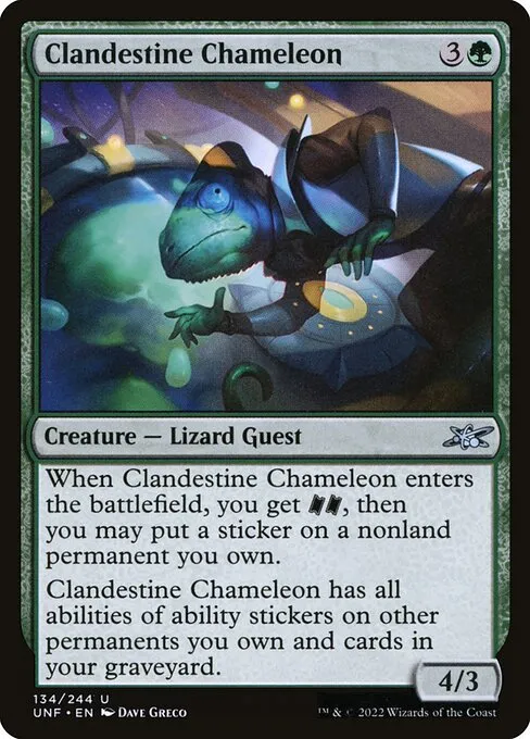 Clandestine Chameleon · Unfinity 134/639