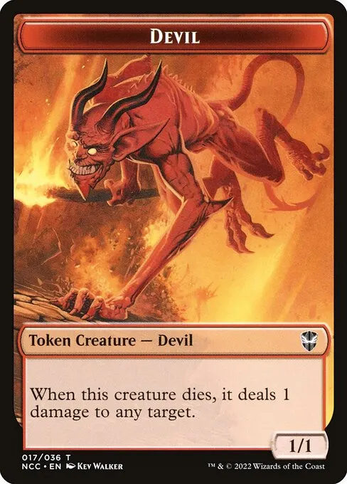 Devil · New Capenna Commander Tokens 17/36